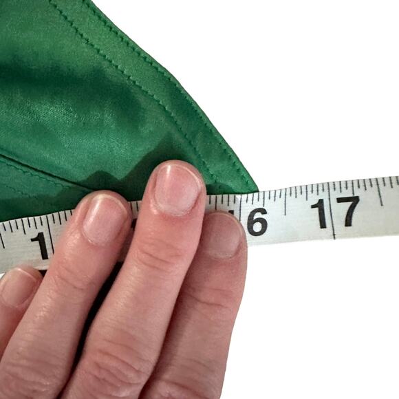 A.L.C. Blakely Cutout Satin Dress Spruce Green - Picture 9 of 11